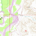 United States Geological Survey Riverton East, WY (1950, 24000-Scale) digital map