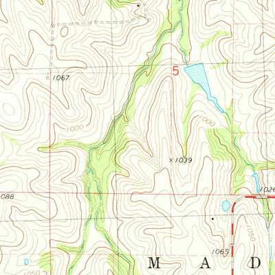 United States Geological Survey Riverton, IA (1981, 24000-Scale) digital map
