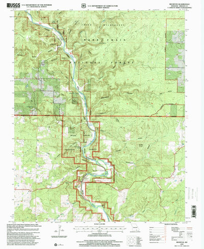 United States Geological Survey Riverton, MO (1997, 24000-Scale) digital map