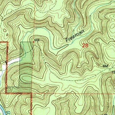 United States Geological Survey Riverton, MO (1997, 24000-Scale) digital map