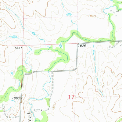 United States Geological Survey Riverton, NE-KS (1974, 24000-Scale) digital map
