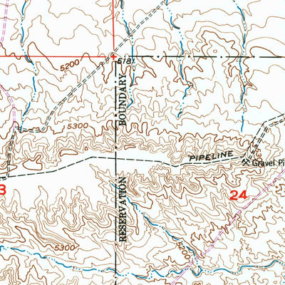 United States Geological Survey Riverton NE, WY (1957, 24000-Scale) digital map