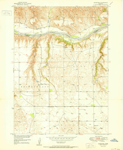 United States Geological Survey Riverview, NE (1950, 24000-Scale) digital map