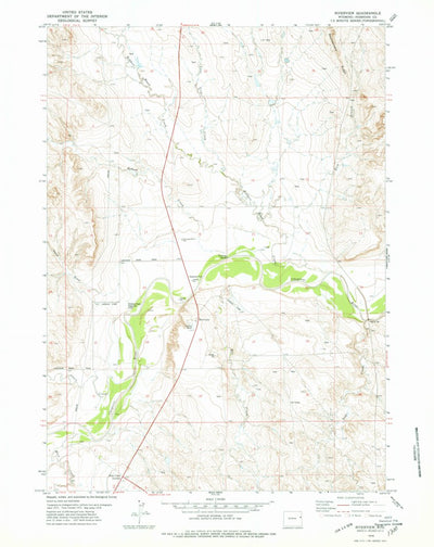 United States Geological Survey Riverview, WY (1978, 24000-Scale) digital map