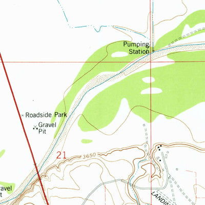 United States Geological Survey Riverview, WY (1978, 24000-Scale) digital map
