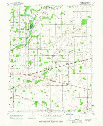 United States Geological Survey Riverwood, IN (1953, 24000-Scale) digital map