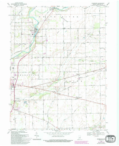 United States Geological Survey Riverwood, IN (1969, 24000-Scale) digital map