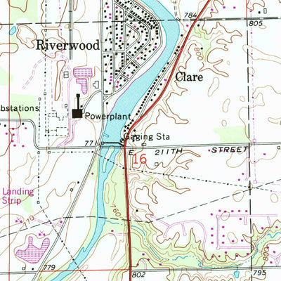 United States Geological Survey Riverwood, IN (1969, 24000-Scale) digital map