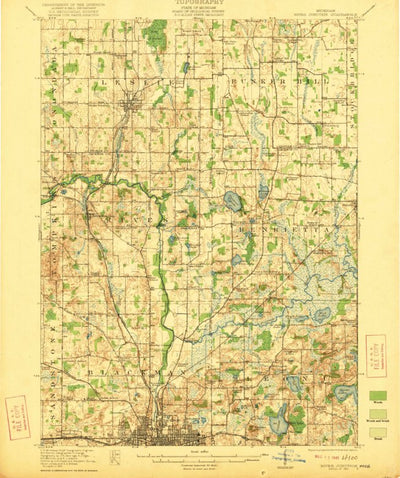 United States Geological Survey Rives Junction, MI (1921, 62500-Scale) digital map