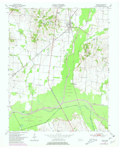 United States Geological Survey Rives, TN (1950, 24000-Scale) digital map