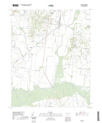 United States Geological Survey Rives, TN (2022, 24000-Scale) digital map