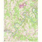 United States Geological Survey Rivesville, WV (1960, 24000-Scale) digital map