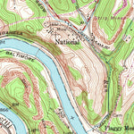 United States Geological Survey Rivesville, WV (1960, 24000-Scale) digital map