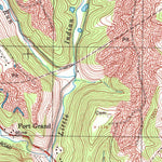 United States Geological Survey Rivesville, WV (1997, 24000-Scale) digital map