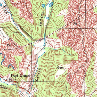 United States Geological Survey Rivesville, WV (1997, 24000-Scale) digital map