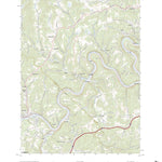 United States Geological Survey Rivesville, WV (2023, 24000-Scale) digital map