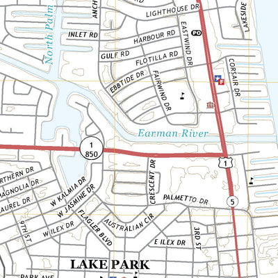 United States Geological Survey Riviera Beach, FL (2021, 24000-Scale) digital map