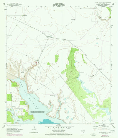 United States Geological Survey Riviera Beach NW, TX (1952, 24000-Scale) digital map