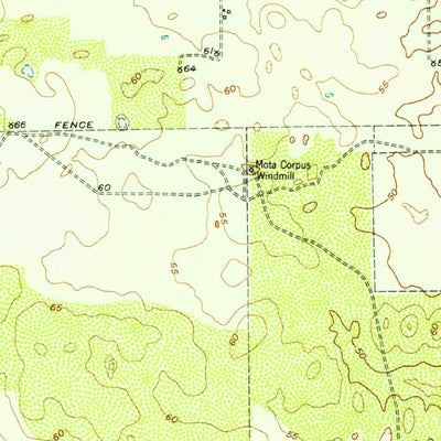 United States Geological Survey Riviera, TX (1954, 62500-Scale) digital map