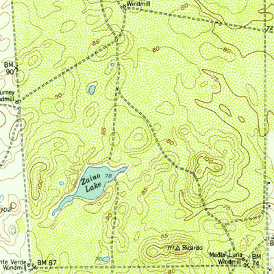 United States Geological Survey Riviera, TX (1954, 62500-Scale) digital map