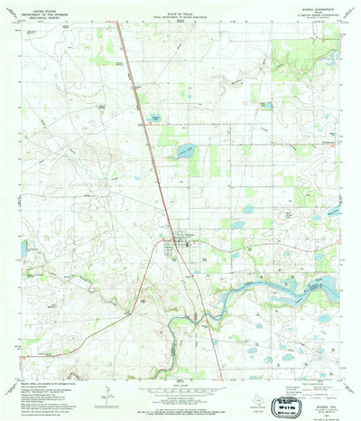 United States Geological Survey Riviera, TX (1979, 24000-Scale) digital map