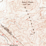 United States Geological Survey Roach Lake, NV-CA (1955, 62500-Scale) digital map
