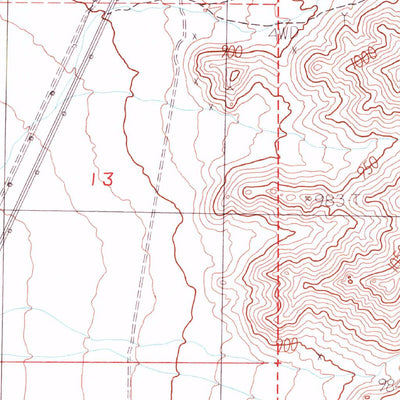 United States Geological Survey Roach, NV (1985, 24000-Scale) digital map