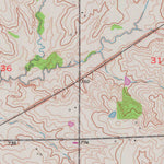 United States Geological Survey Roads, MO (1957, 24000-Scale) digital map