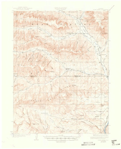 United States Geological Survey Roan Creek, CO (1929, 62500-Scale) digital map