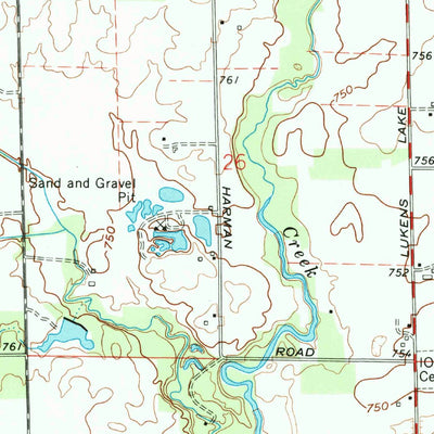 United States Geological Survey Roann, IN (1961, 24000-Scale) digital map
