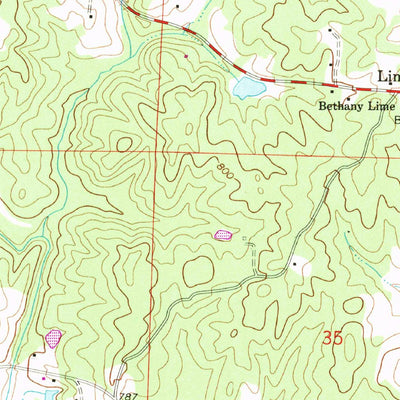 United States Geological Survey Roanoke East, AL-GA (1969, 24000-Scale) digital map