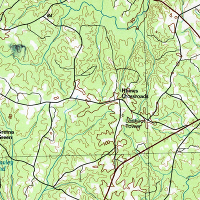 United States Geological Survey Roanoke Rapids, NC (1985, 100000-Scale) digital map