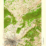 United States Geological Survey Roanoke, VA (1929, 62500-Scale) digital map