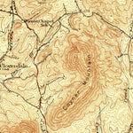 United States Geological Survey Roanoke, VA (1933, 62500-Scale) digital map