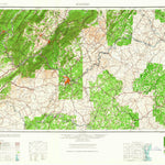 United States Geological Survey Roanoke, VA-WV (1963, 250000-Scale) digital map