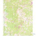 United States Geological Survey Roanoke, WV (1966, 24000-Scale) digital map