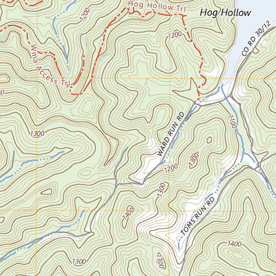 United States Geological Survey Roanoke, WV (2023, 24000-Scale) digital map