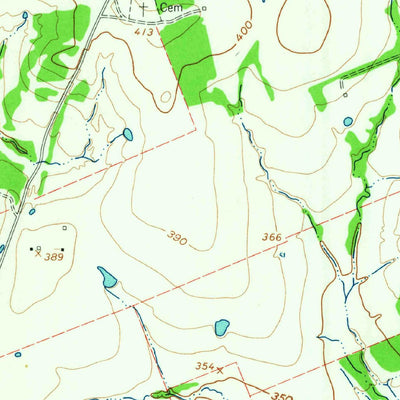United States Geological Survey Roans Prairie, TX (1962, 24000-Scale) digital map