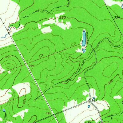 United States Geological Survey Roans Prairie, TX (1962, 24000-Scale) digital map