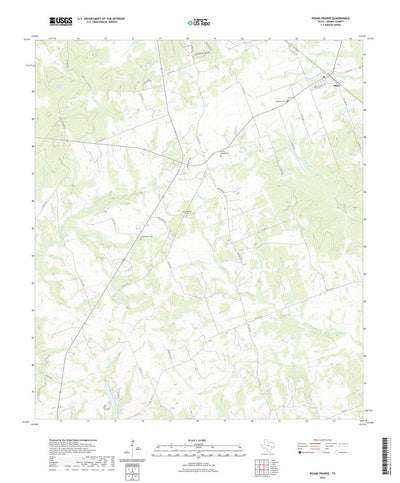 United States Geological Survey Roans Prairie, TX (2022, 24000-Scale) digital map
