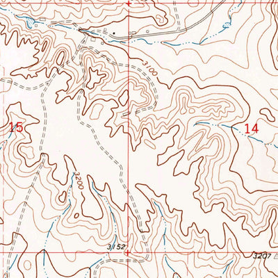 United States Geological Survey Roanwood, MT (1973, 24000-Scale) digital map