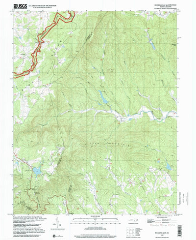 United States Geological Survey Roaring Gap, NC (1997, 24000-Scale) digital map