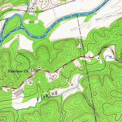 United States Geological Survey Roaring River, NC (1966, 24000-Scale) digital map