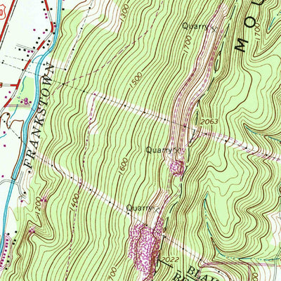 United States Geological Survey Roaring Spring, PA (1963, 24000-Scale) digital map