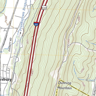 United States Geological Survey Roaring Spring, PA (2023, 24000-Scale) digital map