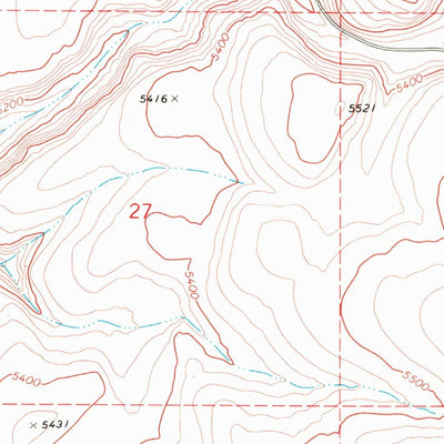 United States Geological Survey Roaring Springs, OR (1967, 24000-Scale) digital map