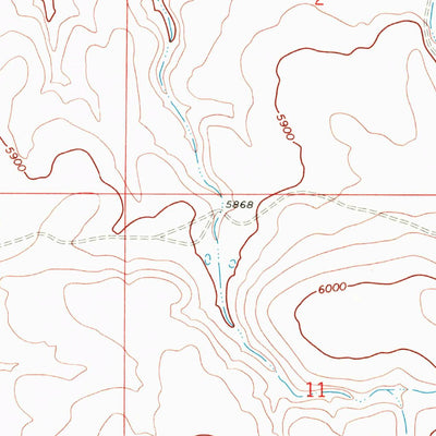 United States Geological Survey Roaring Springs SE, OR (1968, 24000-Scale) digital map