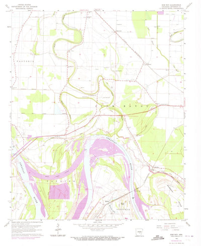 United States Geological Survey Rob Roy, AR (1964, 24000-Scale) digital map