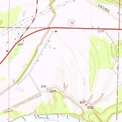United States Geological Survey Rob Roy, AR (1964, 24000-Scale) digital map