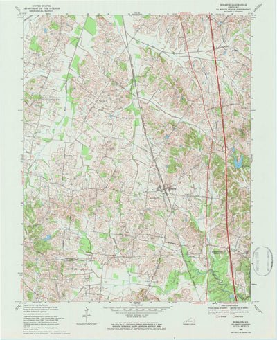 United States Geological Survey Robards, KY (1969, 24000-Scale) digital map